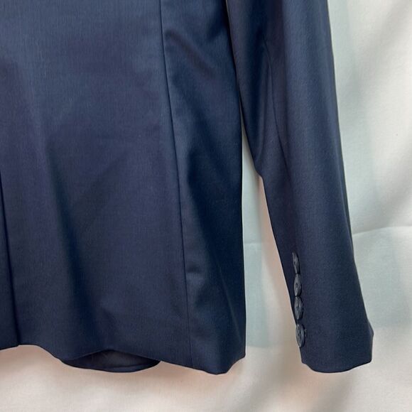 GAP Navy Blue single button blazer size 8 EUC - Picture 10 of 15